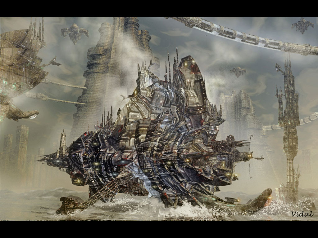Science fiction scenes & spacescapes