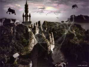  Wallpaper dark digital pictures fine art gallery contemporary design - 3d surrealism fantasy art image