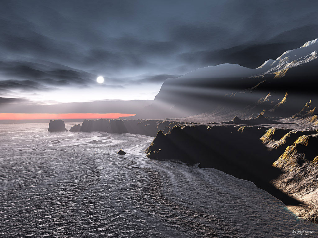 Modern 3d landscape software design image