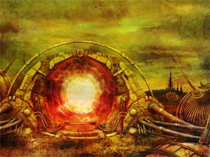 modern fiction image manipulations - 3d Science fiction and futuristic artworks