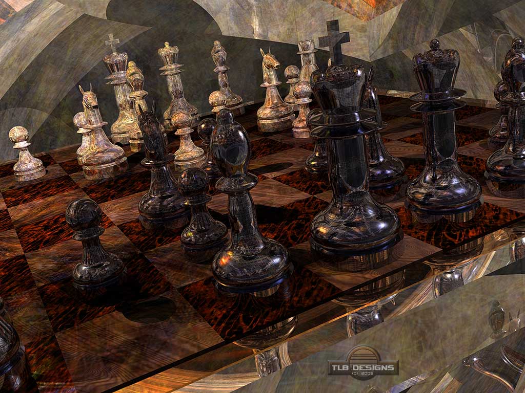 3d fantasy arts, graphic art pictures 3d Chess game wallpaper