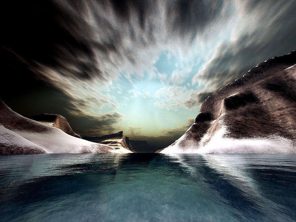 Terragen art landscapes 3d shareware digital wallpapers