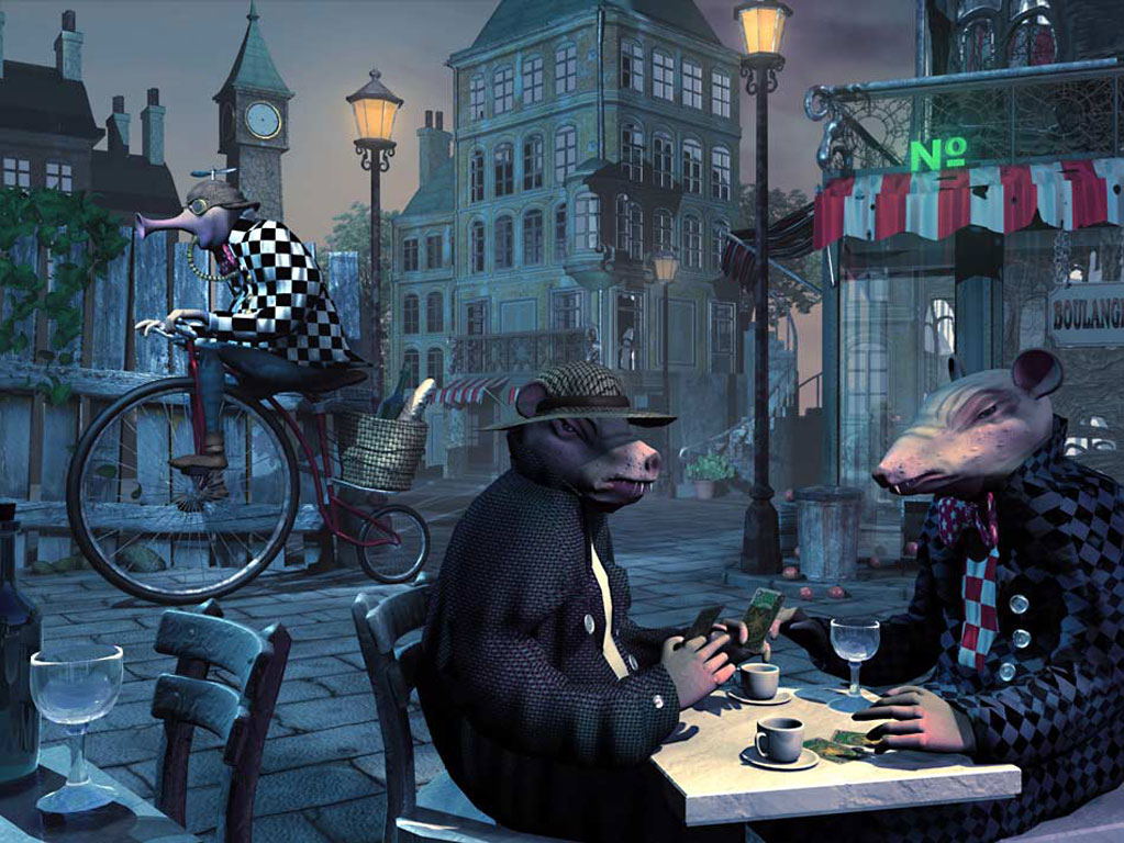 Jan T fairy tale fantasy art surrealism pictures and images gallery online