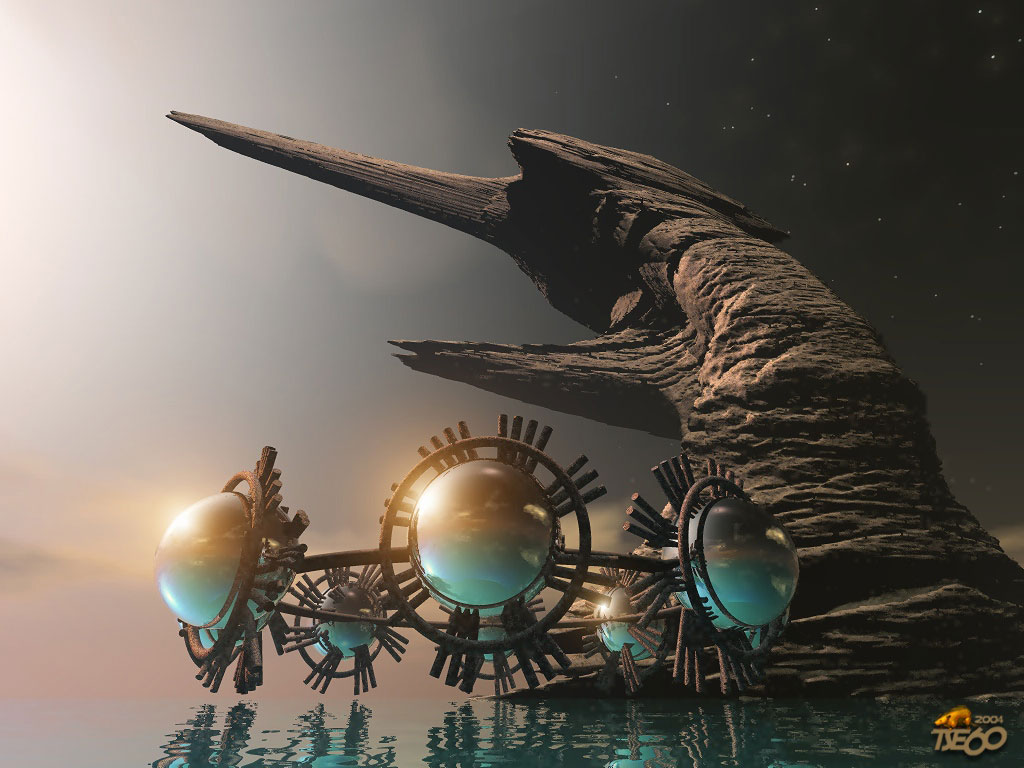 Mirek Drozd sci-fi fantasy art surrealism pictures and images gallery online