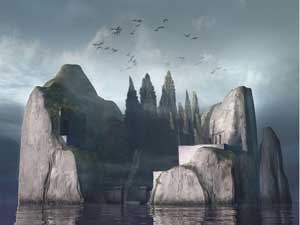  fantasy art 3d wallpaper by Raphael Lacoste