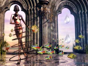  fantasy art 3d wallpaper by bruce digital artist