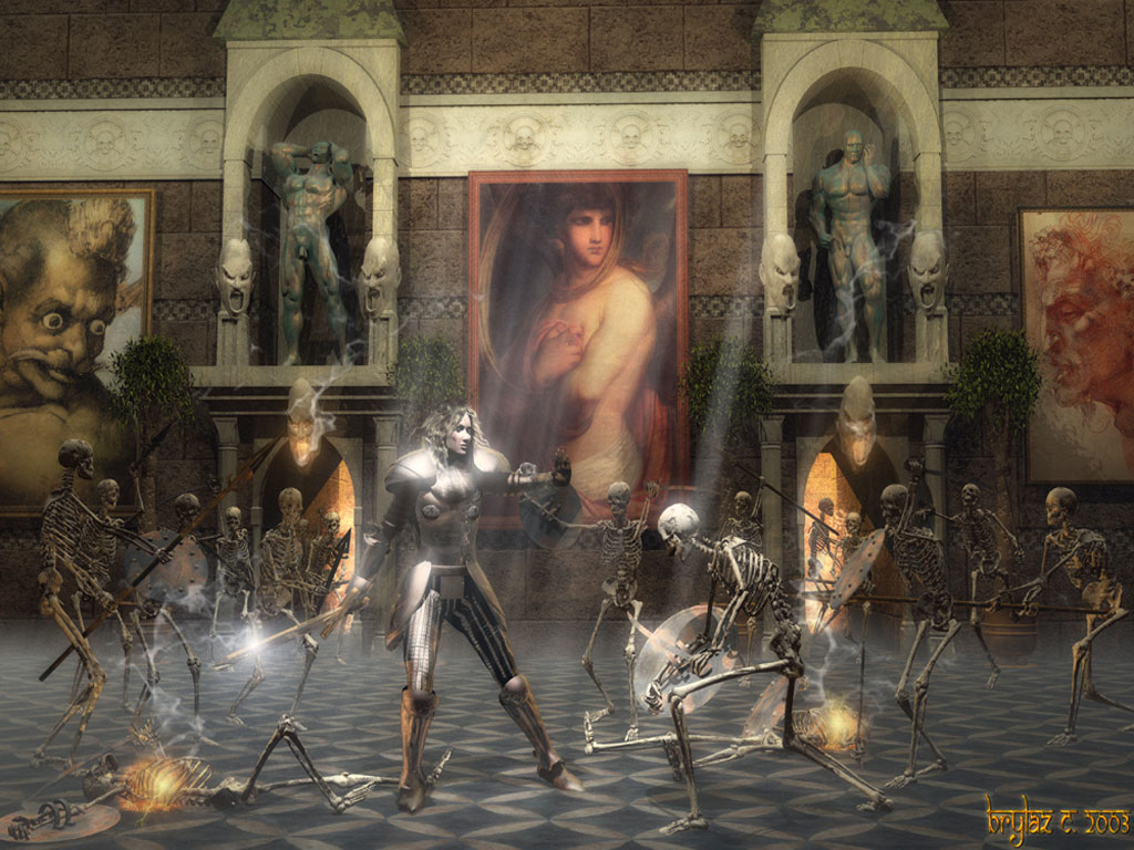 Andreas L. surrealistic fantasy arts 3d shareware digital wallpapers
