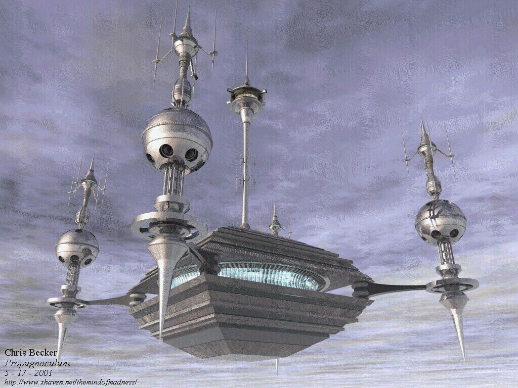 Chris B. sci-fi science fiction 3d arts digital wallpapers