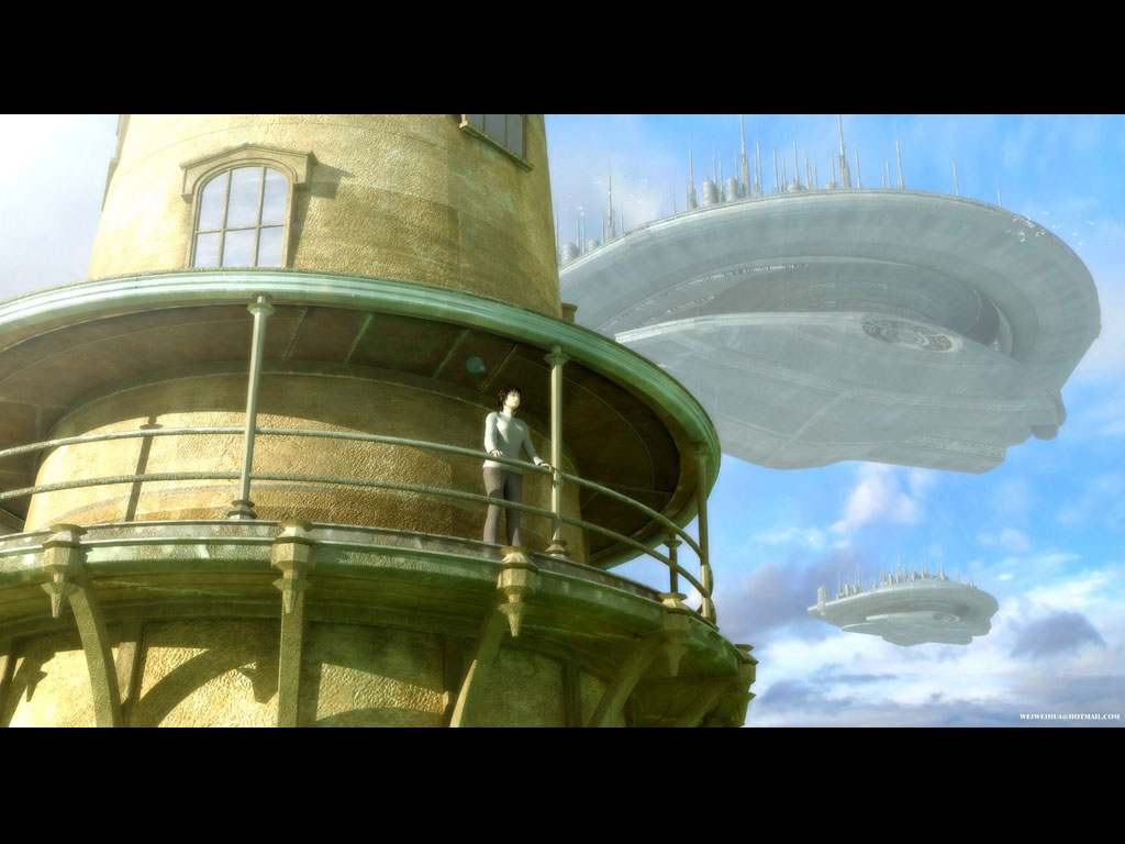 Wei H. science fiction fantasy arts 3d shareware digital wallpapers