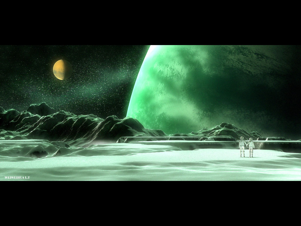 Wei H. science fiction fantasy arts 3d shareware digital wallpapers