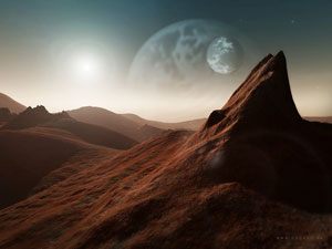  fantasy art 3d wallpaper by Markus Gann