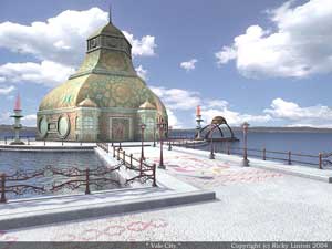  digital art fantasy 3d wallpaper by Ricky Linton