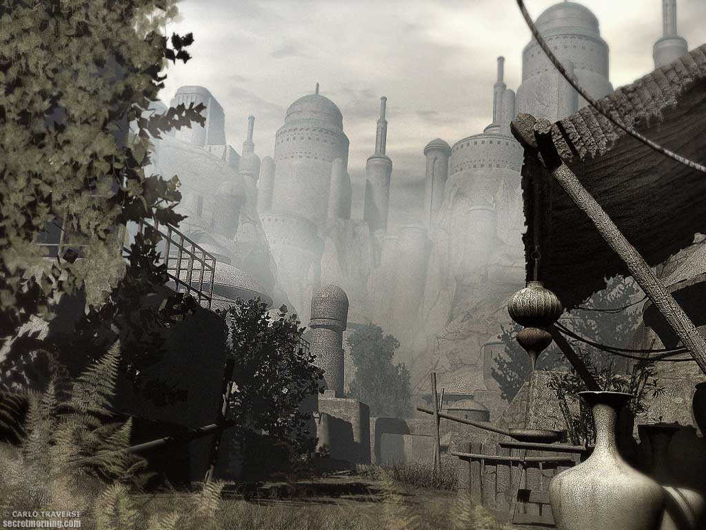 Carlo T. architecture fantasy arts 3d shareware digital wallpapers