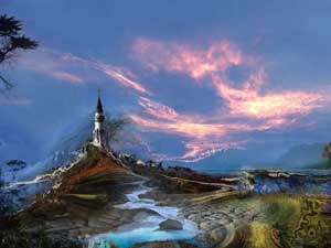  fantasy art 3d wallpaper by fantasy landscape artist
