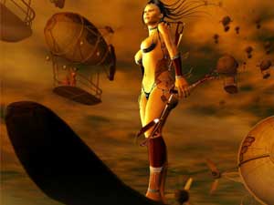  fantasy art 3d wallpaper by poser body art artist