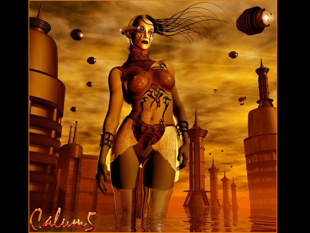 Calum5 bodyart fantasy arts 3d shareware digital wallpapers
