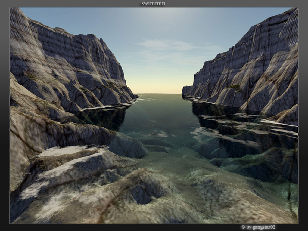 Gang S. landscapes fantasy arts 3d shareware digital wallpapers