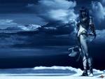 Dark Blue, Fantasy Art, 3D Digital Art