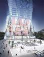 Modern Architecture Lotte Tower Exterior, Mixed Style, Photo Manipulation