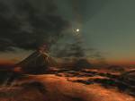 Montana del Fuego, Nature, 3D Digital Art