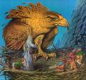 The Lord of the Eagles, Fantasy Art, Mixed Media