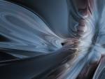 Blue wind, Abstract, 3D Digital Art