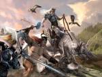 The last raid of ragnarok, Fantasy Art, 2D Digital Art