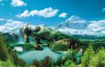 Magic Mountain, 2D Digital Art, 2D Digital Art