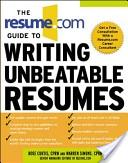 The nation's #1 online resume service offers its exclusive advice on how to craft a winning resume. Guide to Writing Unbeatable Resumes draws upon the author's considerable expertise, as well as the vast Resume.com database, to arm job seekers with: